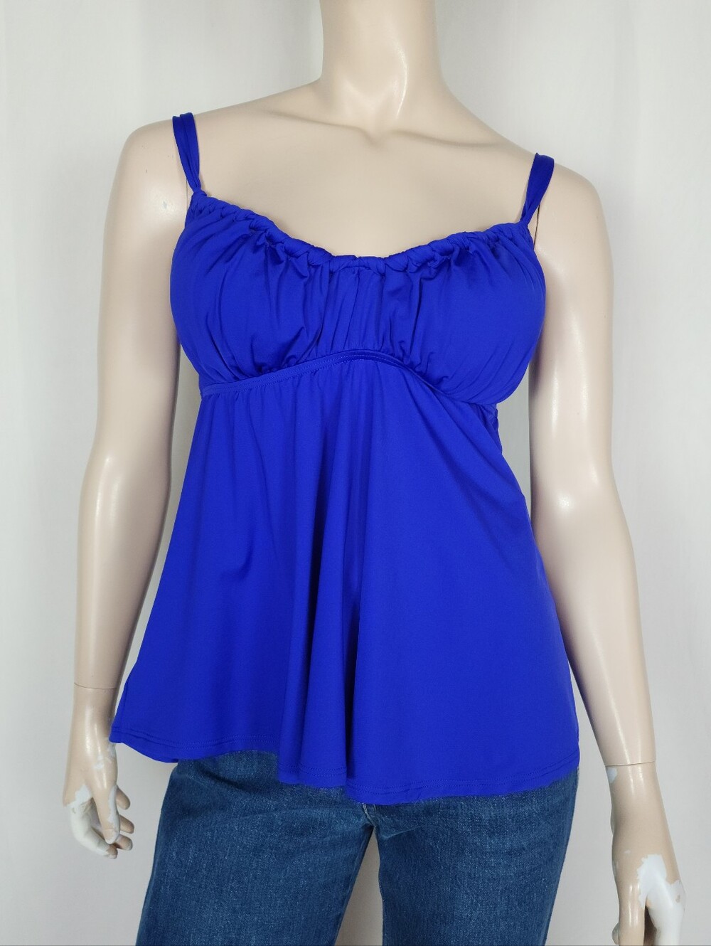 Jantzen Tankini Swim Top Underwire Bust 12